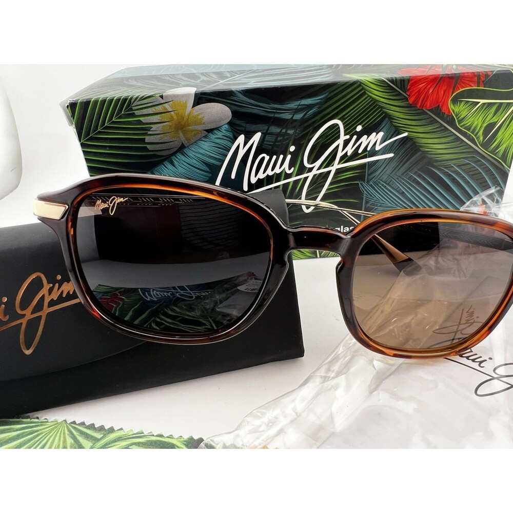 Maui Jim Ka'ouo AF 625 10 Gold Havana Frame + HCL Bronze Polarized Sunglasses